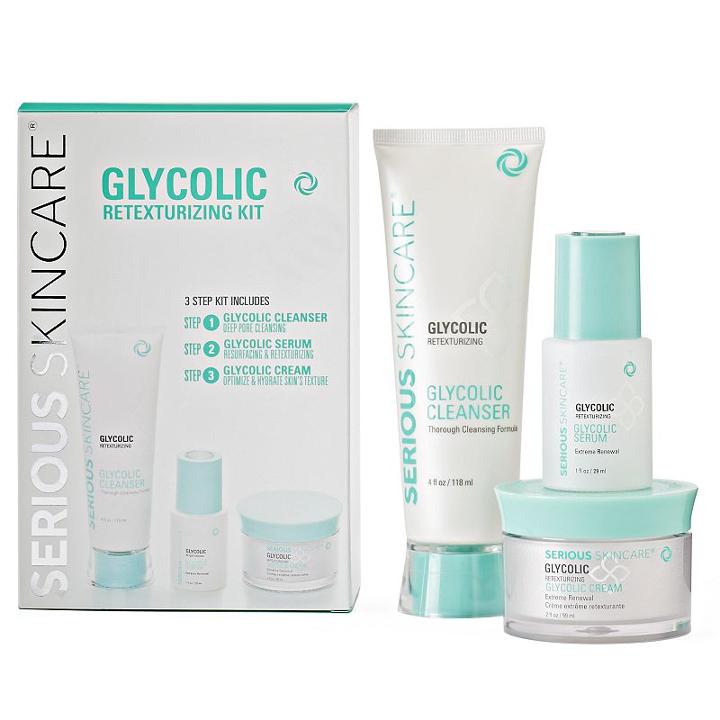 Serious Skincare Glycolic Retexturizing Kit, Multicolor