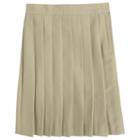 Girls 4-20 & Plus Size French Toast School Uniform Pleated Skirt, Girl's, Size: 10, Beig/green (beig/khaki)