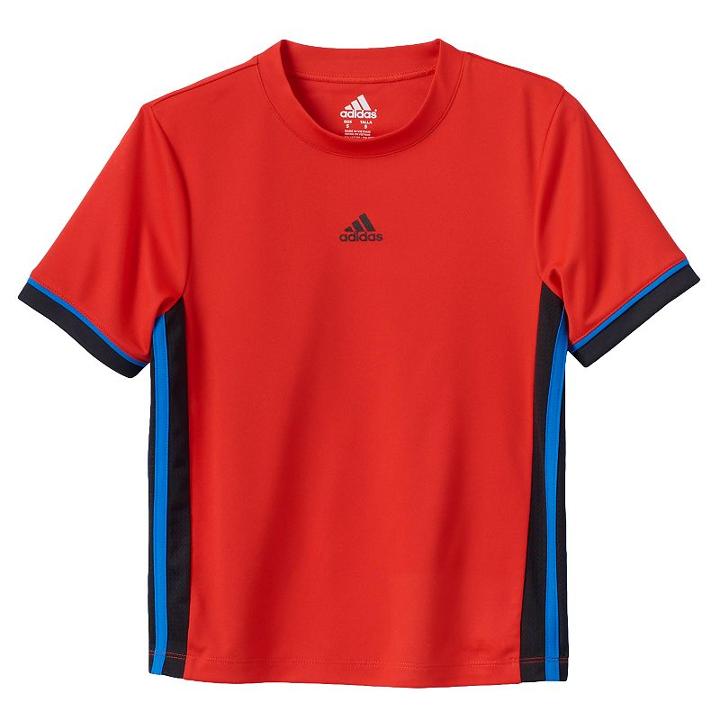 Boys 4-7x Adidas Climacool Mesh Tee, Boy's, Size: 7, Brt Red