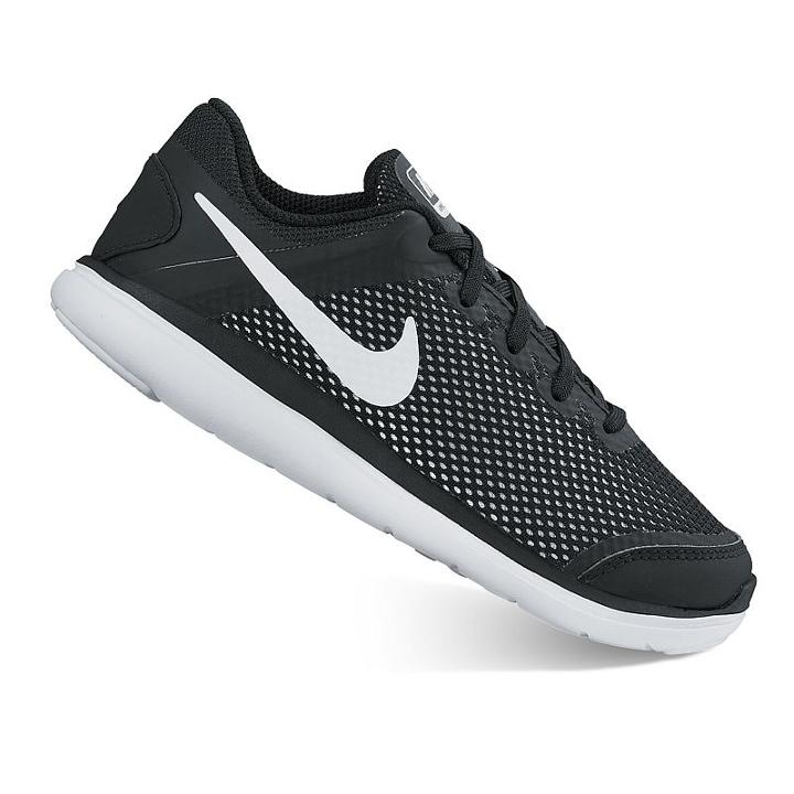 Nike Flex 2016 Rn Pre-school Boys' Running Shoes, Boy's, Size: 12, Black