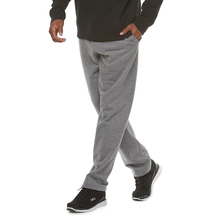 Men's Tek Gear&reg; Ultra Soft Fleece Pants, Size: Large, Oxford