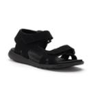 Boys 4-20 Tek Gear&reg; Adjustable Tech Sandals, Size: 7, Black