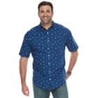 Big & Tall Izod Coolfx Classic-fit Boat Moisture-wicking Button-down Shirt, Men's, Size: L Tall, Brt Blue
