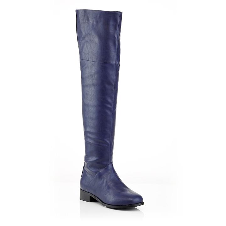 Henry Ferrera Lanna Women's Over-the-knee Boots, Size: Medium (7.5), Blue (navy)
