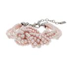 Simply Vera Vera Wang Pink Simulated Pearl Knot Bracelet, Women's, Med Pink