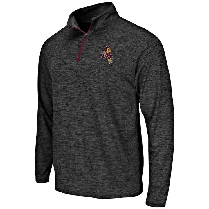 Men's Arizona State Sun Devils Action Pass Pullover, Size: Small, Oxford