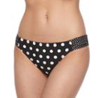 Mix And Match Polka-dot Scoop Bikini Bottoms, Size: Medium, Oxford