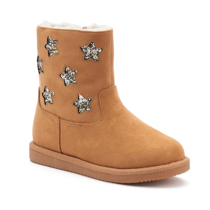 So&reg; Paytee Girls' Boots, Size: 12, Brown