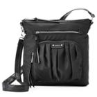 Utiliti Pleated Pocket Convertible Crossbody Bag, Women's, Black