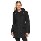 Women's Weathercast Quilted Walker Jacket, Size: Large, Black