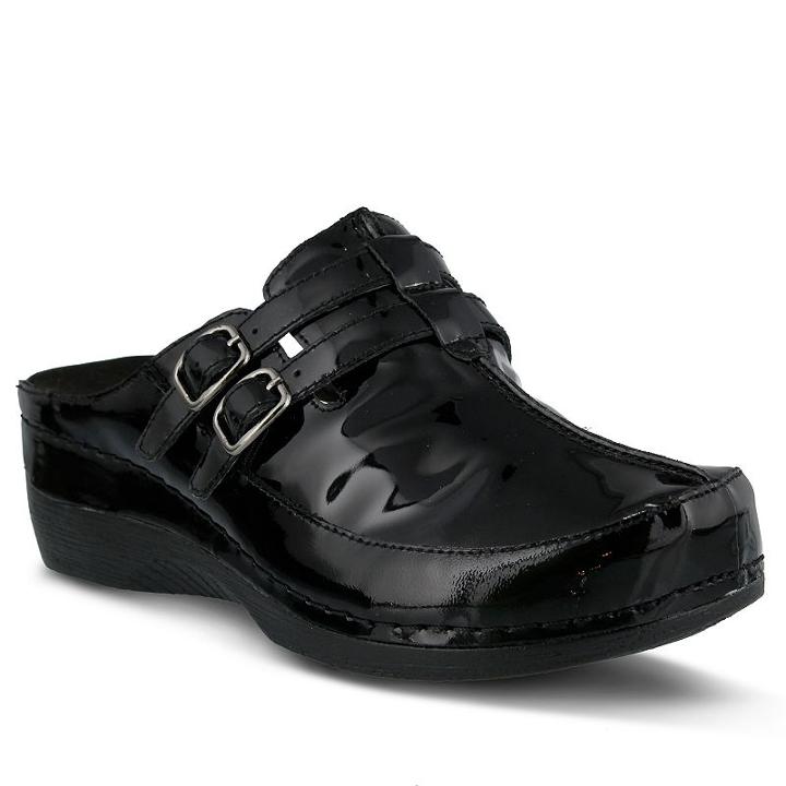 Spring Step Happy Women's Clogs, Size: 41, Black