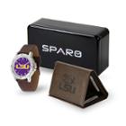 Sparo Lsu Tigers Watch And Wallet Set - Men, Brown