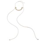 Lc Lauren Conrad Beaded Hanging Cord Choker Necklace, Women's, Multicolor