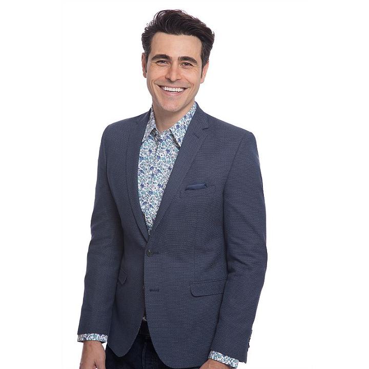 Men's Nick Dunn Modern-fit Sport Coat, Size: 48 Long, Med Blue