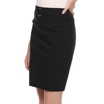Juniors' Joe B Buckle Belt Skirt, Teens, Size: Xl, Black