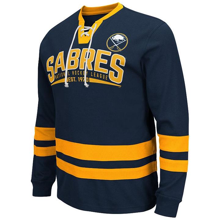 Men's Buffalo Sabres Gino Thermal Top, Size: Small, Sab Navy