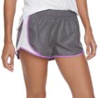 Juniors' So&reg; Side-stripe Running Shorts, Girl's, Size: Xl, Dark Grey