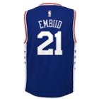 Boys 8-20 Philadelphia 76ers Joel Embiid Replica Road Jersey, Size: M 10-12, 76r Blue