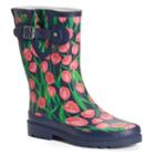 Western Chief Women's Graphic Print Water-resistant Rain Boots, Size: 7, Med Blue