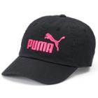 Women's Puma Logo Adjustable Cap, Black