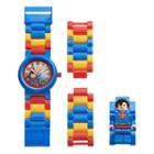 Lego Kids' Dc Comics Superman Minifigure Interchangeable Watch Set, Boy's, Size: 2xl, Multicolor