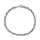 Lynx Stainless Steel Bracelet - Men, Size: 8, Grey