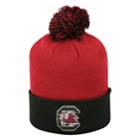 Adult Top Of The World South Carolina Gamecocks Pom Knit Hat, Men's, Dark Red