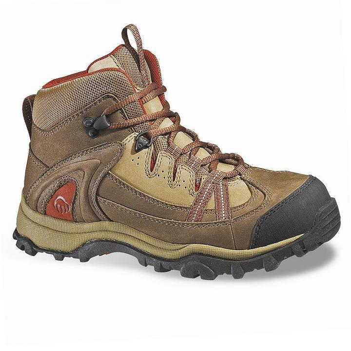 Wolverine Maggie Women's Mid-top Steel-toe Work Boots, Size: 5.5 Med, Brown