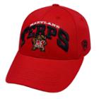 Adult Top Of The World Maryland Terrapins Whiz Adjustable Cap, Med Red