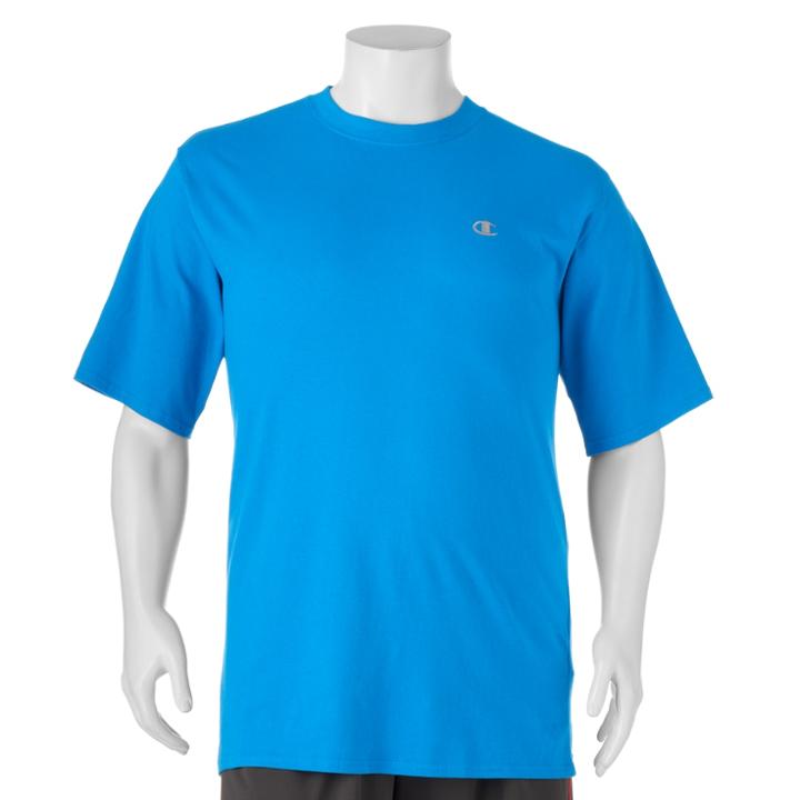 Big & Tall Champion Solid Tee, Men's, Size: 3xb, Electric Blue