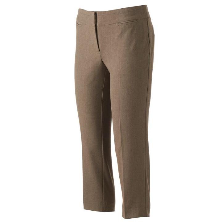 Women's Apt. 9 Capri Dress Pants, Size: 8, Brt Purple