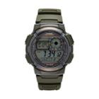 Casio Men's World Time Digital Chronograph Watch, Green
