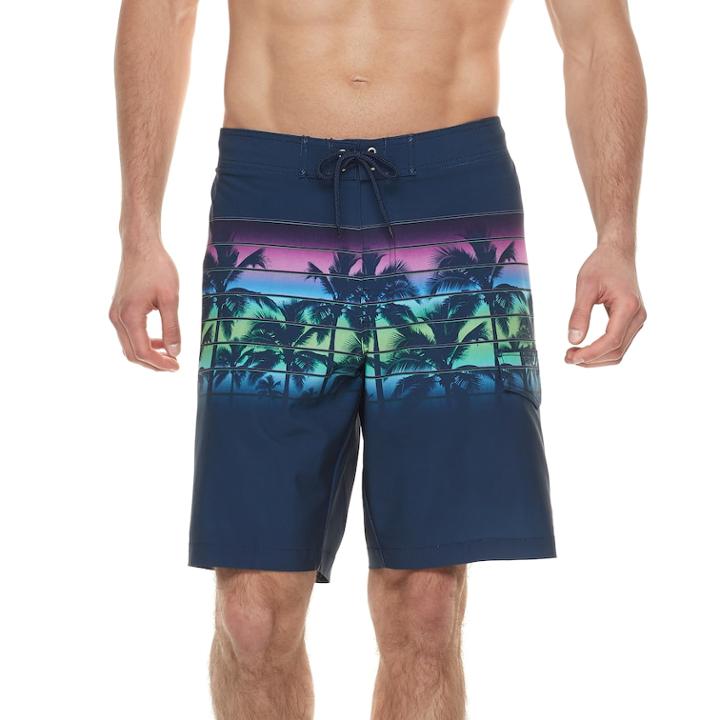 Big & Tall Sonoma Goods For Life&trade; Sip 'n' Dip Swim Trunks, Men's, Size: 4xb, Blue (navy)