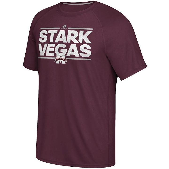Men's Adidas Mississippi State Bulldogs Dassler City Nickname Tee, Size: Xxl, Mst Red