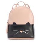 T-shirt & Jeans Two Tone Cat Mini Backpack, Women's, Light Pink