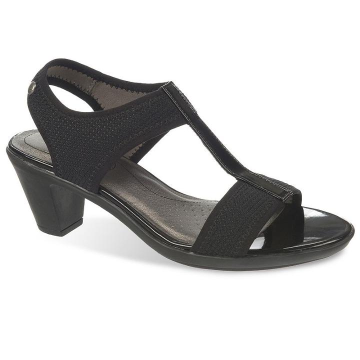 Lifestride Carleigh Women's T-strap Dress Sandals, Size: Medium (11), Black