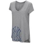 Women's Under Armour New York Yankees Pride Hem Graphic Tee, Size: Regular, Med Grey