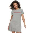 Juniors' Love, Fire Rainbow-stripe Swing Dress, Teens, Size: Medium, Med Grey