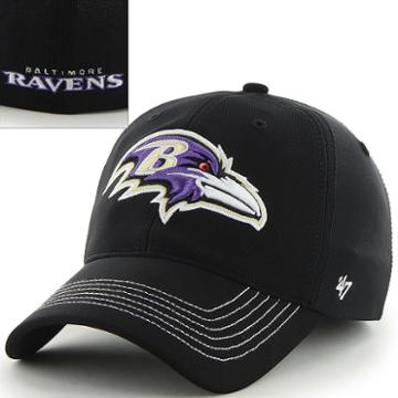 '47 Brand Baltimore Ravens Game Time Closer Flex-fit Cap - Adult, Men's, Black
