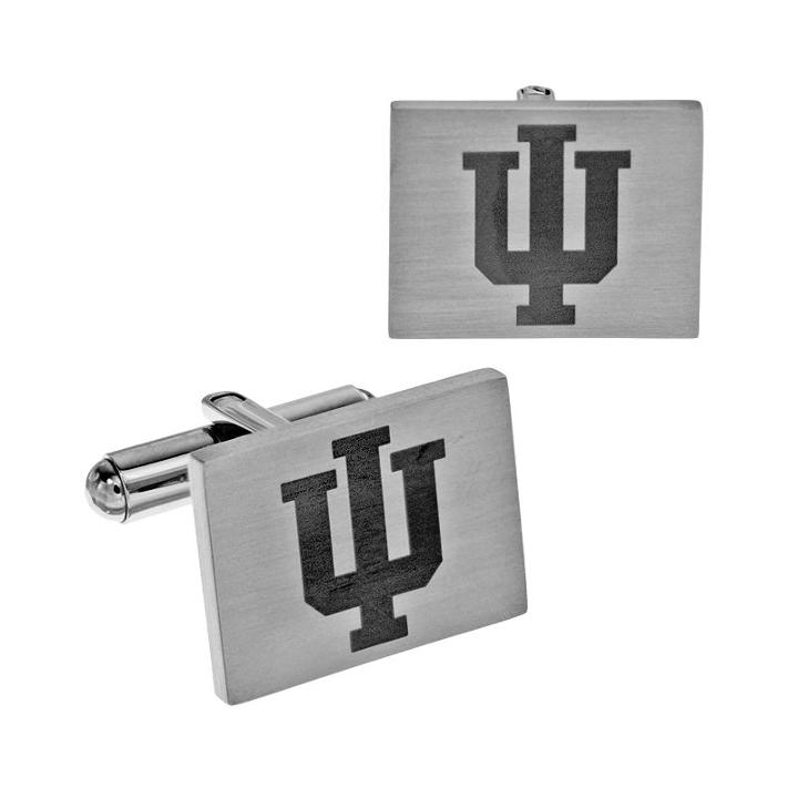 Fiora Stainless Steel Indiana Hoosiers Team Logo Cuff Links, Men's, Multicolor