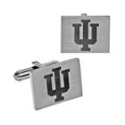 Fiora Stainless Steel Indiana Hoosiers Team Logo Cuff Links, Men's, Multicolor
