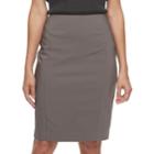 Petite Apt. 9&reg; Torie Pencil Skirt, Women's, Size: 14 Petite, Grey