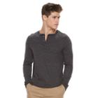 Men's Urban Pipeline&reg; Ultimate Henley, Size: Medium, Black