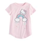 Girls 4-10 Jumping Beans&reg; Hello Kitty&reg; Rainbow Tee, Size: 6, Dark Pink