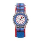 Red Balloon Kids' Time Teacher Plaid Watch, Boy's, Multicolor