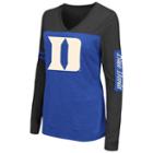 Women's Campus Heritage Duke Blue Devils Distressed Graphic Tee, Size: Large (navy)