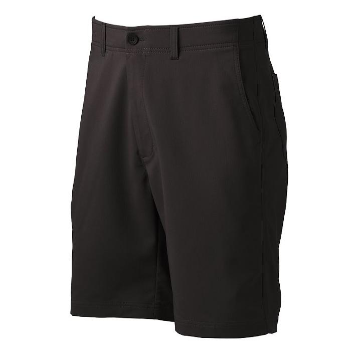 Men's Haggar In Motion Classic-fit Comfort Stretch Utility Shorts, Size: 36, Black