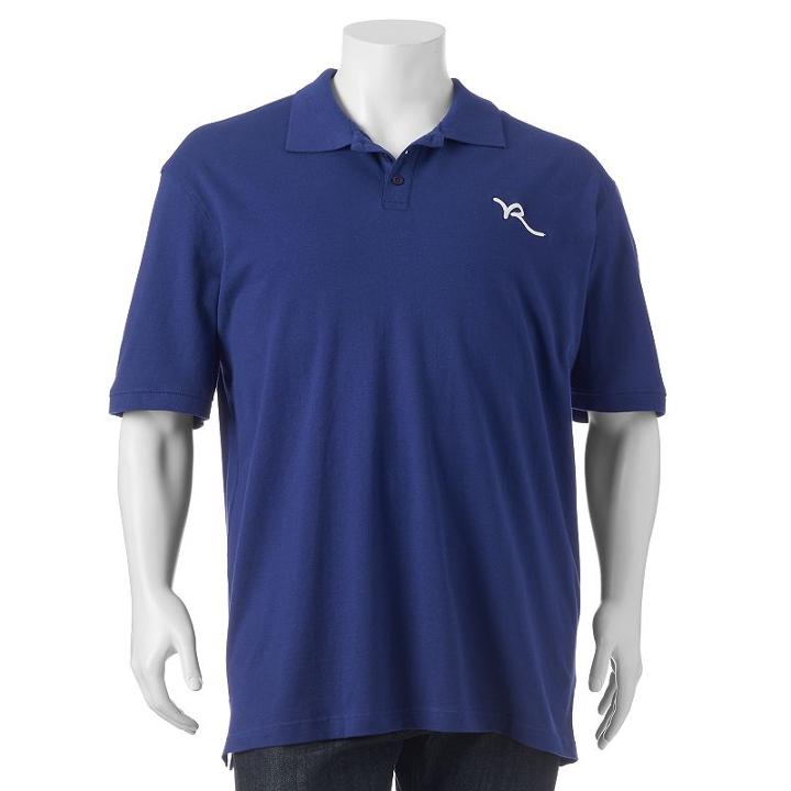 Big & Tall Rocawear Script-logo Polo, Men's, Size: 4xb, Blue (navy)