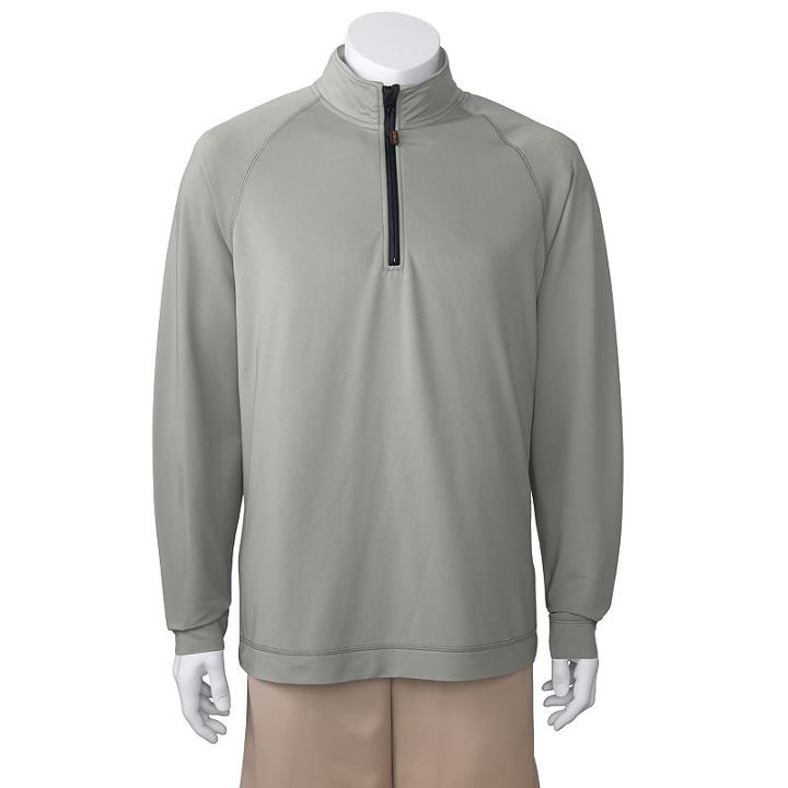 Men's C-buk By Cutter And Buck Half-zip Raglan Performance Pullover, Size: Small, Grey