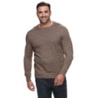 Big & Tall Croft & Barrow&reg; Classic-fit 7gg Super Soft Crewneck Sweater, Men's, Size: M Tall, Dark Brown